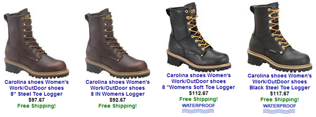 Save on Carolina Logger Boots